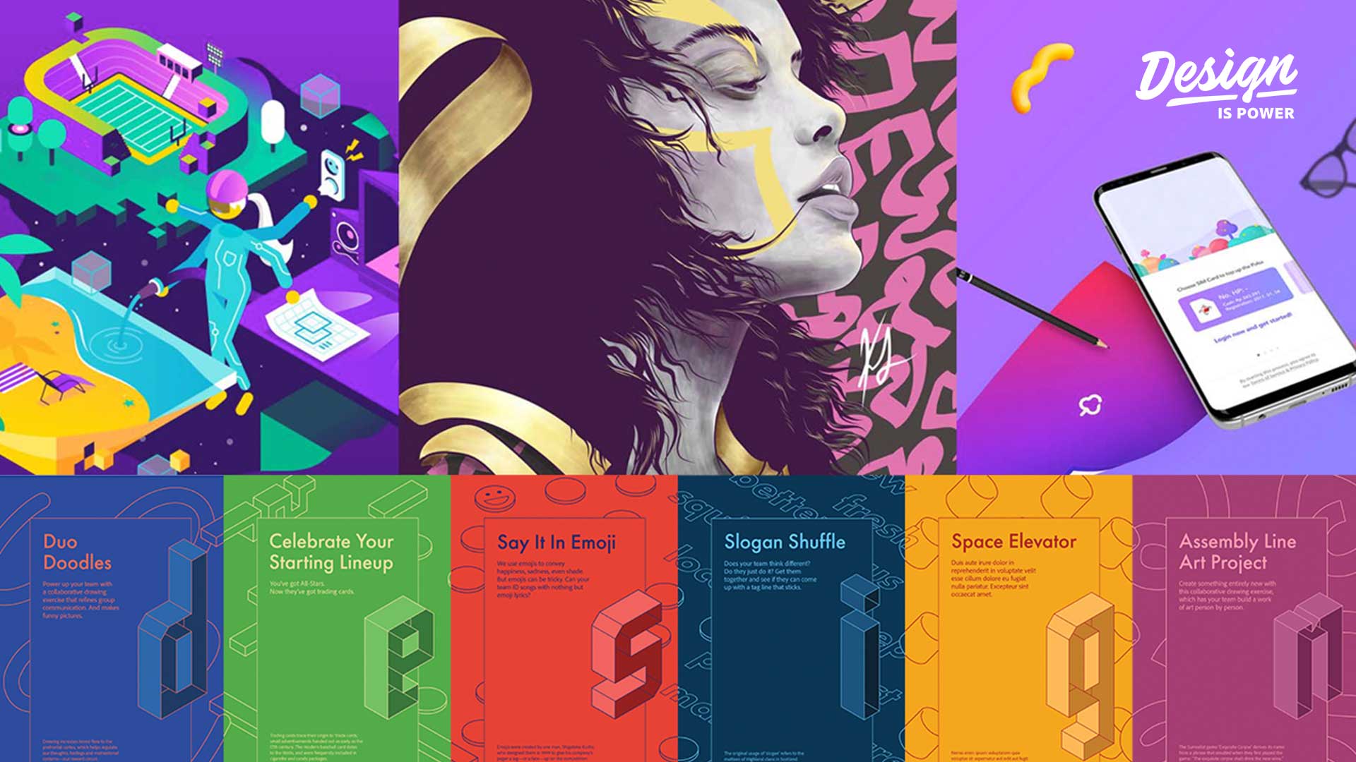 Adobe Creative Cloud for Enterprise Design is Power Team Exercises Example