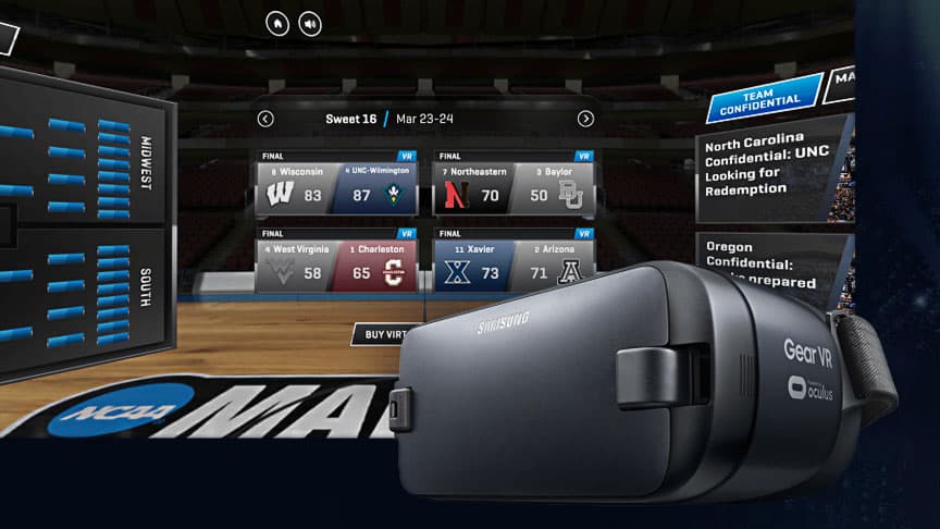 Intel TrueVR NCAA March Madness VR Environment Screenshot